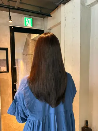 ロング 透明感・美髪 monsoワニベユナのヘアスタイル