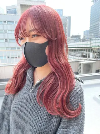 ロング カラー 大人ボブと似合 わせカラー/馬場 翼のヘアスタイル