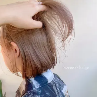 ミディアム カラー 艶カラー⁑ナチュラル ⁑中屋恵美🍃のヘアスタイル