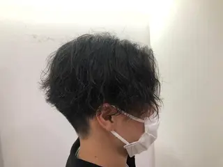 ミディアム パーマ メンズ 本場韓国ヘア/韓国風 メンズヘア　須田龍世のヘアスタイル