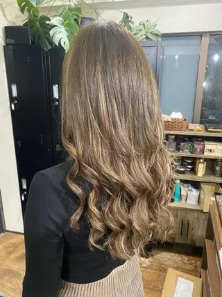 ロング 吉川 眞之亮のヘアスタイル