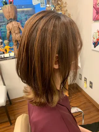 ミディアム take .のヘアスタイル