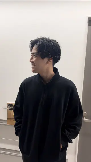 メンズ メンズカット 鈴木ルナのヘアスタイル