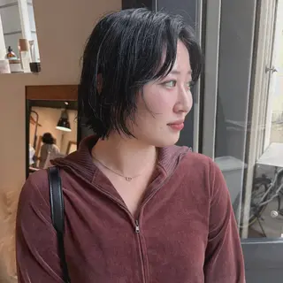 ショート メイ🩰ブリーチなし ダブルカラーのヘアスタイル