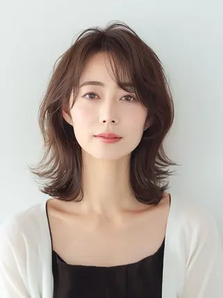 ミディアム パーマ ✨落ち着いた接客 💡高橋優也💡のヘアスタイル