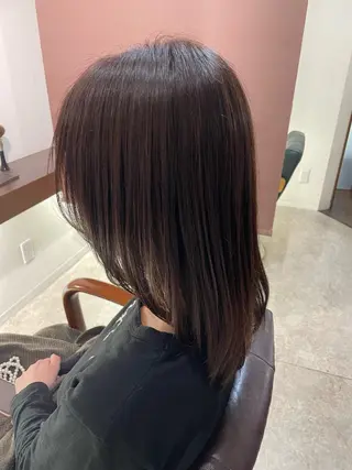 ミディアム 結衣 髪質改善モデル募集中のヘアスタイル