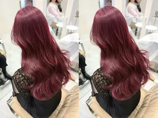 ロング カラー 韓国ヘア　野々山 ゆうとのヘアスタイル