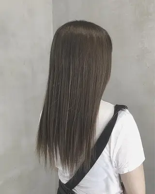 セミロング カラー ヘアアレンジ TOKI /透明感/原宿のヘアスタイル