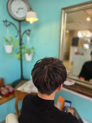 ショート 田中 牧子のヘアスタイル