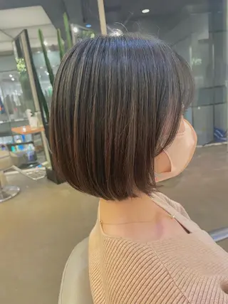 ショート ♡レイヤーボブ パーマ/うらら♡のヘアスタイル