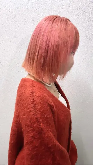 ミディアム カラー 町田ブリーチ特化 MANATOのヘアスタイル