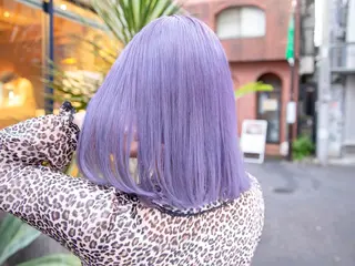 ミディアム カラー Re:ta Hair 飯田淳平のヘアスタイル