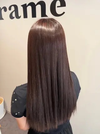 ロング カラー rame宇部高校前 /長岡のヘアスタイル