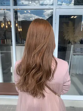 ロング カラー 眞名子 瑞紀のヘアスタイル