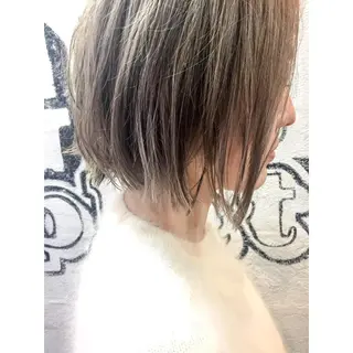 ミディアム EIGHT plum TOKIOリミテッドのヘアスタイル