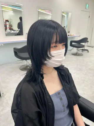 ショート カラー パーマ ヘアアレンジ メンズ キッズ ネイル マツエク・マツパ KANAMI 🌏のヘアスタイル
