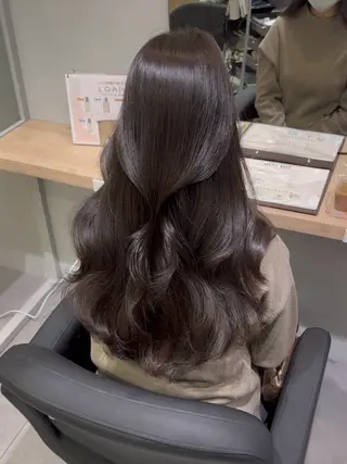 ロング カラー 片山 輝のヘアスタイル