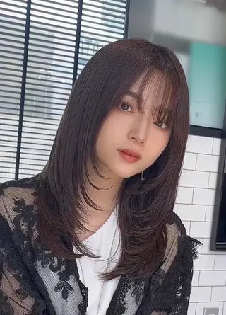 ミディアム カラー 🌫️大人韓国ヘア 🌫️naoyaのヘアスタイル
