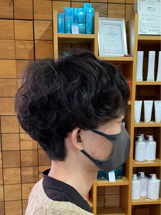 パーマ メンズ メンズヘア⚜️志村 哲也⚜️のヘアスタイル