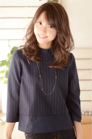 セミロング 若杉 諒のヘアスタイル