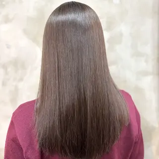 セミロング カラー 艶髪‎カラー🤍 RIKAのヘアスタイル