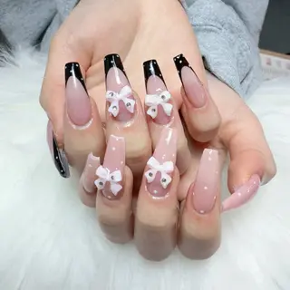 ネイル 🎀nana🫧 ワンホンネイル🎀のネイルデザイン
