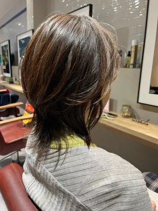 ミディアム いまなか みゆのヘアスタイル