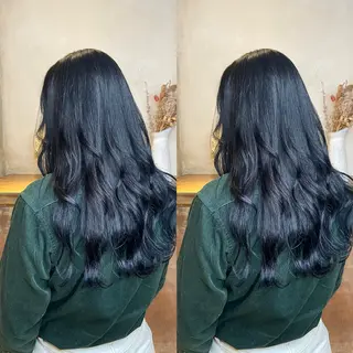 ロング カラー 今話題の艶髪矯正 美艶カラー/FUKAのヘアスタイル
