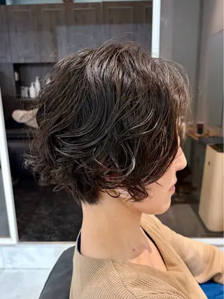 ショート パーマ ショートカット パーマ石井のヘアスタイル