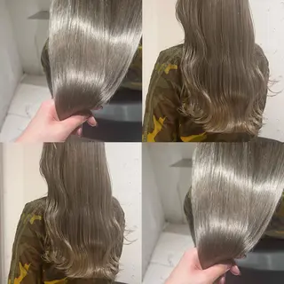 セミロング カラー カジュアルを女っぽく 𝗮𝘆𝗮𝗰𝗼のヘアスタイル