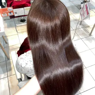 ロング カラー 縮毛矯正/ワンカラー モデル募集🫧田村のヘアスタイル