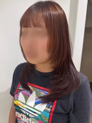 ロング 佐々木 悠安のヘアスタイル