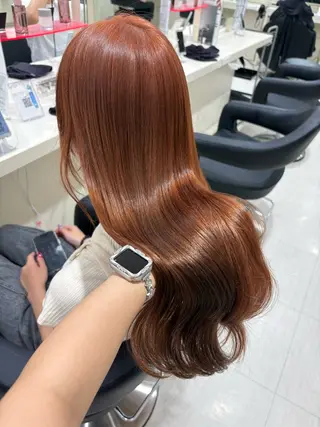 ロング カラー ヘアアレンジ 💟RINNA 艶カラー💟のヘアスタイル