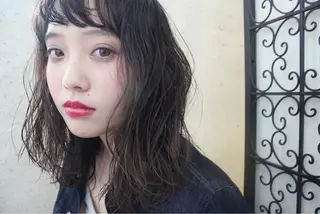 セミロング カラー パーマ ooit 【オーイット】のヘアスタイル