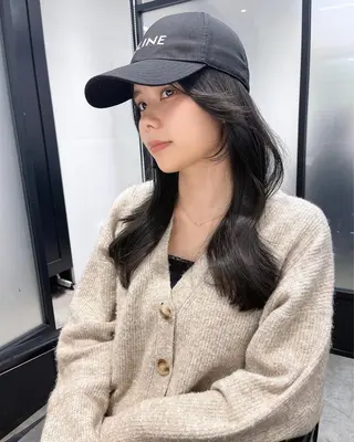 ロング 韓国レイヤーカット 髪質改善▫️水野有真のヘアスタイル