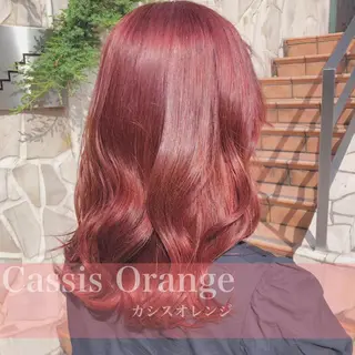 セミロング カラー ヘアアレンジ ワンズリー中明度 店舗公式のヘアスタイル