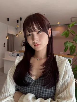 ロング 福井 珠乃のヘアスタイル