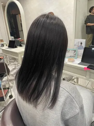 セミロング カラー 関口 柊のヘアスタイル