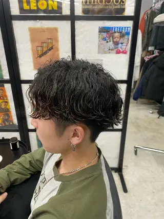 パーマ メンズ メンズサロンLOSS /rintaroのヘアスタイル