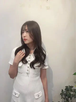 ロング カラー 松川 智行のヘアスタイル