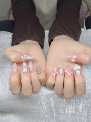 ネイル Lee Nails チップ長さだし専門店のネイルデザイン