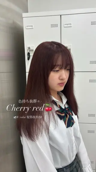 ロング カラー 抜け感レイヤー︴ ニュアンスカラーのヘアスタイル
