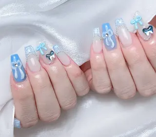 ネイル M🌷nail 長さだし専門店のネイルデザイン