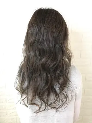 ロング カラー 髪質改善縮毛矯正 美容師✂️山崎竜二のヘアスタイル