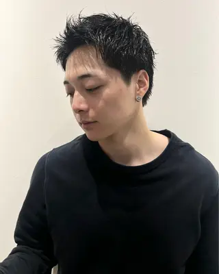ショート メンズ 田中 遥陽のヘアスタイル