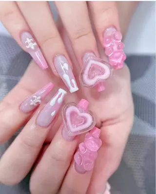 セミロング Bibi nail Osakaのネイルデザイン