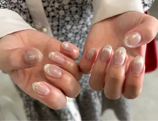 ネイル Mai :矢場町 ニュアンス🌿アートのネイルデザイン