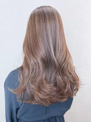 セミロング ヘアアレンジ パーマ カラー ITbyALBUM 浦和店のヘアスタイル