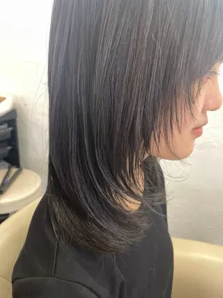 ミディアム 『SiLO』 rumiのヘアスタイル