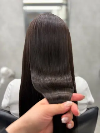 ロング カラー すぐ巻ける縮毛矯正 🍀勝倉　麗のヘアスタイル